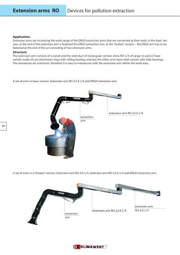 Extension arms — RO