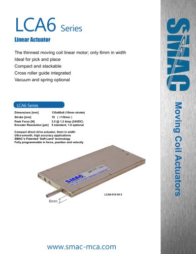 LCA6 Moving Coil Actuator