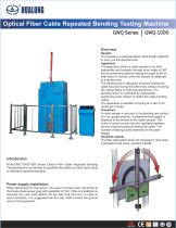 HUALONG|Repeated Bending Testing Machine|GWQ-1000|Optical fibre cable