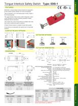 IDIS-1: Tongue Interlock Safety Switch