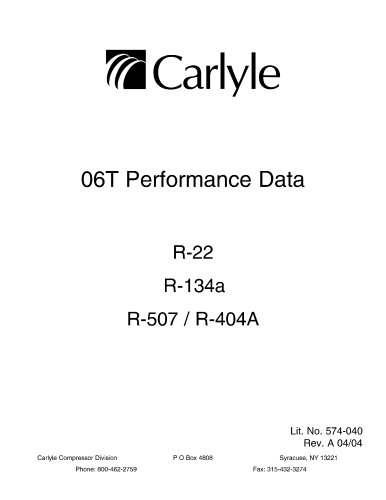 06T Performance DATA