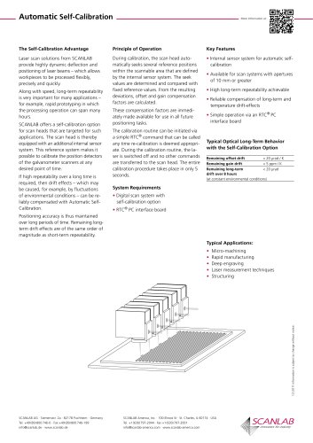 Automatic Self Calibration