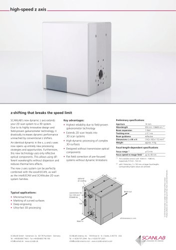 high-speed z axis