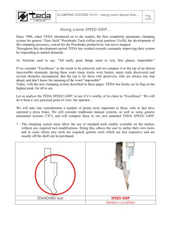 Speed Grip -  the best solution for a fast safe tools change