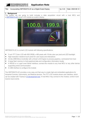 Build electronic scale with Smart LCD Module