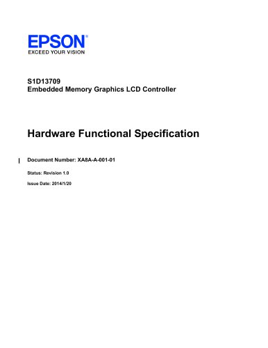 EPSON S1D13709 LCD Controller