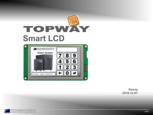 Smart LCD introduction