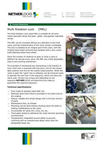 Multi Rotation Lock (MRL)