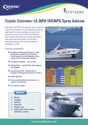 Crystic Envirotec® LS30PA Spray Gelcoat