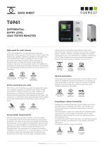 T6961 Air Leak Tester Remoted - Datasheet