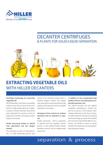 Extracting vegetable oils