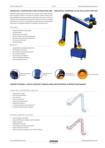 Oskar fume extraction arms