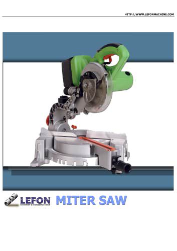 LEFON Miter Saw Catalog