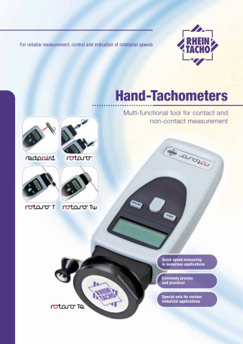 Digital hand tachometer rotaro