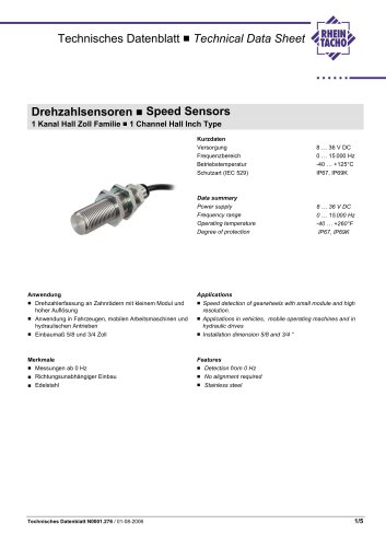 Hall sensors Zoll