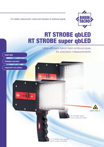 Hand-held stroboscope: RT STROBE qbLED