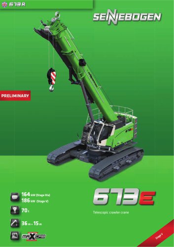 Telescopic Crane 673 Crawler / E-Series - Crane Line