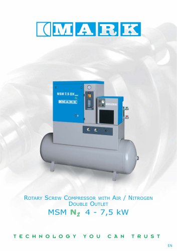 ROTARY SCREW COMPRESSOR WITH AIR / NITROGEN