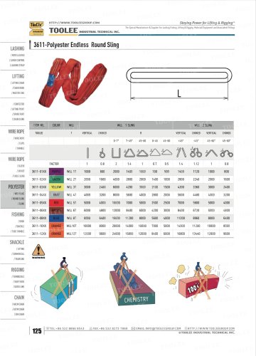 3611 polyester Endless Round Sling