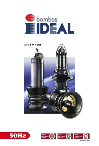 Submersible propeller pumps  Series SVA-SVH