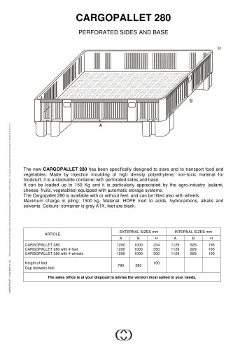 Cargopallet 280