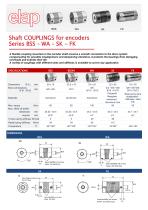 Accessories for rotary encoders - Couplings, Wheels, Armss