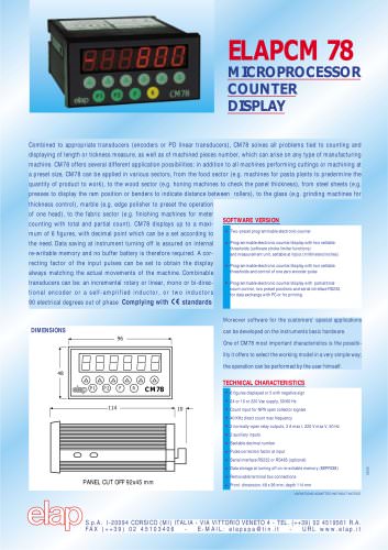 CM78 Programmable Counter