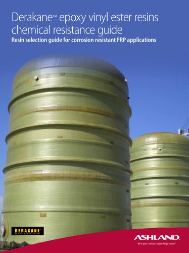 Derakane? epoxy vinyl ester resins chemical resistance guide