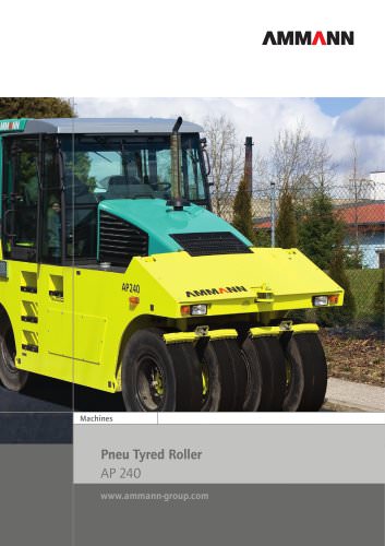 AP240 pneumatic tyred roller