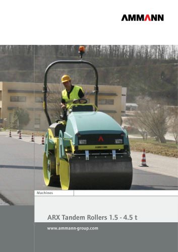 ARX Tandem Rollers 1.5 - 4.5 t