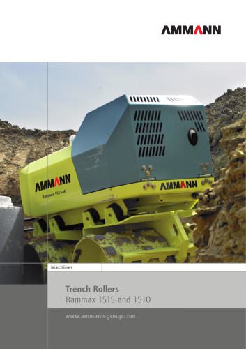 walk-behind trench rollers 1.4/1.5 t