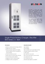 Single Phase Battery Charger / Rectifier BDS Series| 5 – 80A