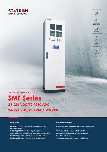 SMT Series 24-220 VDC/10-1040 ADC 24-220 VDC/230 VAC/1-24 kVA