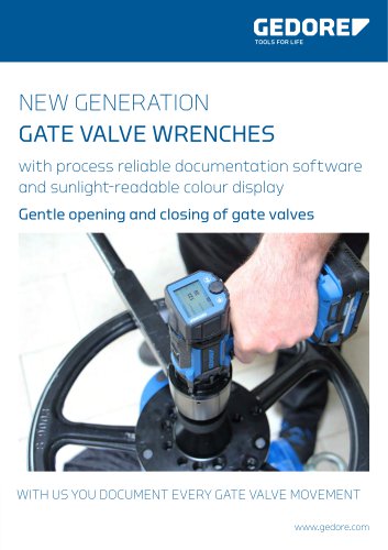 NEW GENERATION GATE VALVE WRENCHES