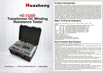Huazheng HZ-3320D 3 Phase Transformer DC Winding Resistance Tester
