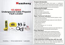 Huazheng HZ-4000A Underground Cable Pinpoint Fault Locator High-Precision Cable Fault Detector