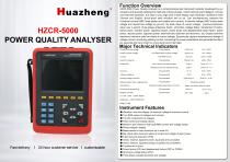 Huazheng HZCR-5000 PQA Handheld Three Phase Power Quality Analyzer HZCR Series