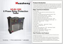 Huazheng HZJB-1200 6 Phase Relay Protection Tester Advanced Protection Relay Test Set