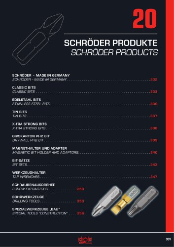 SCHRÖDER PRODUCTS