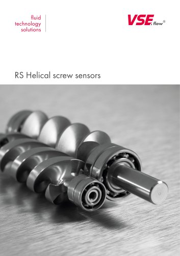 RS helical screw flow meter