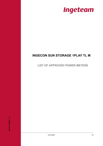 INGECON SUN STORAGE 1PLAY TL M