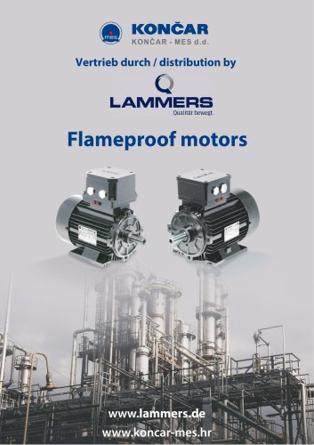 Flameproof motors