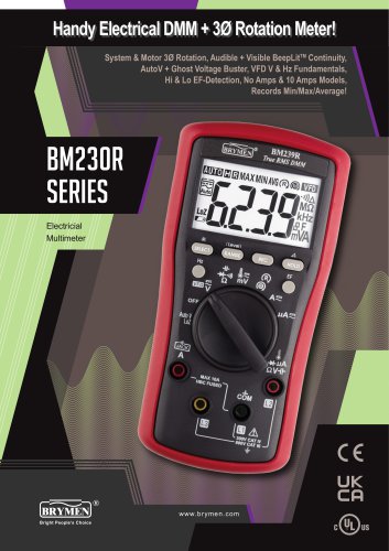 BM230R Series - Electrical Multimeter