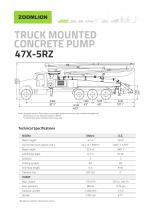 TRUCK MOUNTED CONCRETE PUMP 47X-5RZ
