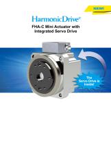 FHA-C Mini Actuator with Integrated Servo Drive