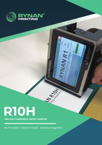 RYNAN R10H One-inch handheld inkjet printer