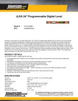 JLX® 24" Programmable Digital Level