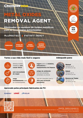 REMOVAL AGENT  ME TAL OXIDES