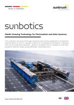 sunbotics PV cleaning robot