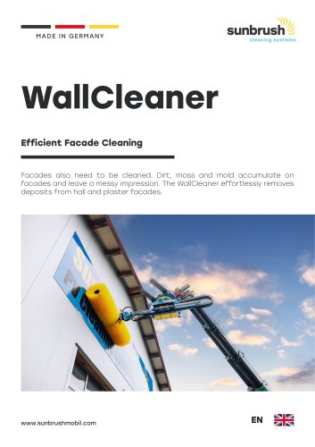 WallCleaner | For professional facade cleaning